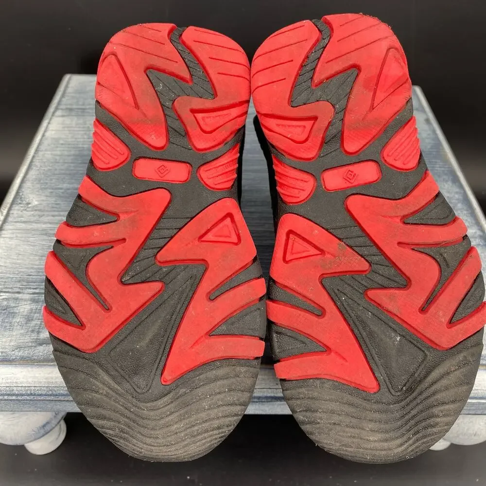 DREAM PAIRS Boys Athletic Sandals Black/Red Size 10